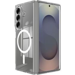 Mobigear Crystal Transparent Samsung Galaxy Z Fold 8 Ultra MagSafe Plastique rigide Coque arrière - Transparent