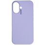 Nudient Base Coque iPhone 16 Plus Coque arrière en Silicone - Soft Purple