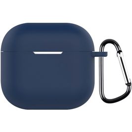 Mobigear Colors Coque Apple AirPods 4 Coque en Silicone Souple - Bleu Mobigear Colors Coque Apple AirPods 4 Coque en Silicone Souple - Bleu
