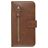 Mobigear Zipper Housse Samsung Galaxy S20 Etui Porte-Monnaie - Marron
