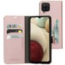 Mobiparts Classic Wallet Housse Samsung Galaxy A12 Etui Porte-Monnaie - Rose