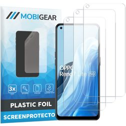 Mobigear OPPO Reno 7 Lite Protection d'écran Film - Compatible coque (Lot de 3)