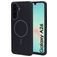 Mobiparts Slim Line Coque Samsung Galaxy A26 MagSafe Coque arrière Rigide - Onyx Black