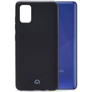 Mobilize Rubber Gelly Coque Samsung Galaxy A41 Coque arrière en TPU Souple - Matt Black