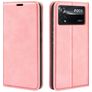 Mobigear Retro Slim Housse POCO X4 Pro 5G Etui Porte-Monnaie - Rose