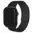 Mobilize Magnetic Bracelet Silicone Apple Watch Fermeture magnétique - 42/41/40/38 mm - Noir