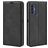 Mobigear Retro Slim Housse TCL 30 SE Etui Porte-Monnaie - Noir