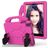 Mobigear Thumbs Up Coque iPad Mini 5 (2019) Coque de tablette pour enfants avec Poignée Enfants en EVA - Rose