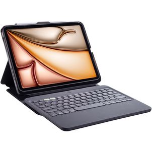 ZAGG Pro Keys 2 Coque iPad Air 13 Pouces (2024) Etui Clavier Bluetooth QWERTY + Porte-crayon - Noir