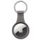 Xccess Keychain Coque Apple AirTag Porte-clés en Silicone Souple - Noir