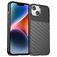 Mobigear Groove Coque iPhone 15 Coque arrière en TPU Souple - Noir
