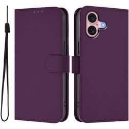 Mobigear Urban Wallet iPhone 16 Étui Portefeuille - Violet