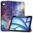 Mobigear Tri-Fold Coque iPad Air 13 Pouces (2024) Etui + Porte-crayon - Milky Way Nebula
