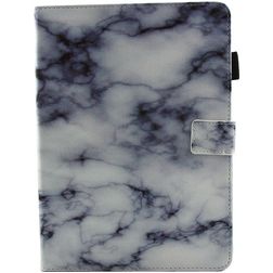 Mobigear Marble Coque iPad 6 (2018) Etui - White Marble