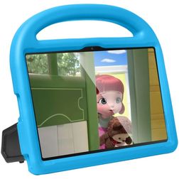 Mobigear Buddy Coque Samsung Galaxy Tab A7 (2020) Coque de tablette pour enfants avec Poignée Enfants en EVA - Bleu