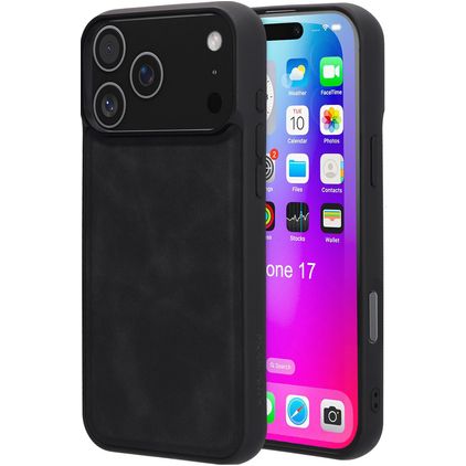 Mobiparts Classic Coque iPhone 17 Pro Max MagSafe Coque arrière Rigide - Graphite Black
