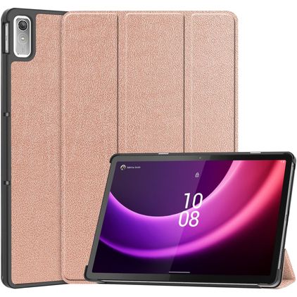 Mobigear Tri-Fold Lenovo Tab P11 Gen 2 Étui - Rose doré