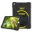 Mobigear SureGrip XGuard Coque iPad 6 (2018) Coque arrière en Plastique rigide,Silicone + Support Amovible - Noir
