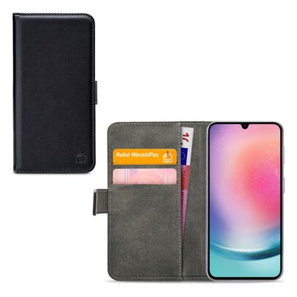 Mobilize Classic Gelly Wallet Samsung Galaxy A24 Étui Portefeuille - Noir