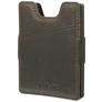Valenta Card Case Alu + Money Strap - Porte Cartes en en Cuir véritable - 8 Cartes - Marron