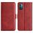 Mobigear Slim Magnet Housse Nokia G11 Etui Porte-Monnaie - Rouge