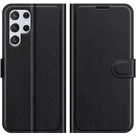 Mobigear Classic Housse Samsung Galaxy S22 Ultra Etui Porte-Monnaie - Noir