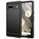 Mobigear Brushed Slim Coque Google Pixel 7a Coque arrière en TPU Souple - Noir
