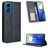 Mobigear Sensation Housse Motorola Moto G04 Etui Porte-Monnaie - Bleu