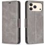Mobigear Excellent Housse iPhone 18 Pro Max Etui Porte-Monnaie - Gris