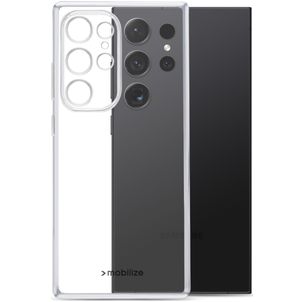 Mobilize Gelly Coque Transparente Samsung Galaxy S24 Ultra Coque arrière en TPU Souple - Transparent