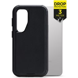 Mobilize Defender Coque Samsung Galaxy S24 Coque arrière Rigide Anti-Chocs - Noir
