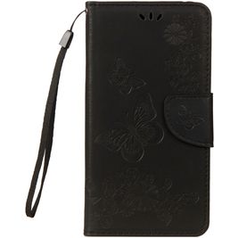 Mobigear Butterfly Housse Samsung Galaxy A8 (2018) Etui Porte-Monnaie - Noir Mobigear Butterfly Housse Samsung Galaxy A8 (2018) Etui Porte-Monnaie - Noir
