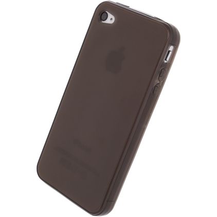 Mobilize Gelly Coque iPhone 4 Coque arrière en TPU Souple - Smokey Grey