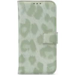 My Style Flex Wallet Housse iPhone SE (2020) Etui Porte-Monnaie - Green Leopard