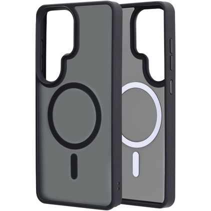 Mobiparts Hardcover Coque Samsung Galaxy S26 Ultra MagSafe Coque arrière Rigide - Satin Black