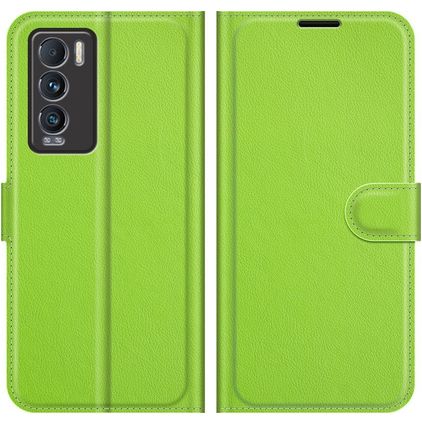 Mobigear Classic Realme GT Master Edition Étui Portefeuille - Vert