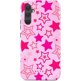 Burga Tough Coque Samsung Galaxy A34 Coque arrière Rigide Anti-Chocs - Plastic Sky
