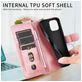 Mobigear Zipper Housse iPhone 17 Pro Max Etui Porte-Monnaie - Rose doré