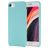Mobigear Rubber Touch Coque iPhone SE (2020) Coque arrière en Silicone - Turquoise