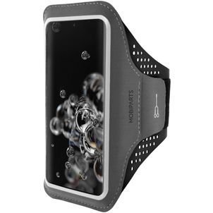 Mobiparts Comfort Fit Brassard Téléphone Samsung Galaxy S20 Ultra Brassard Coque de Sport en Neoprène - Noir