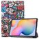 Mobigear Tri-Fold Samsung Galaxy Tab S6 Lite Étui - Graffiti