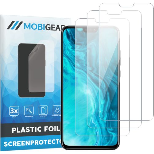 Mobigear HONOR 9X Lite Protection d'écran Film - Compatible coque (Lot de 3)