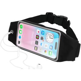 Mobiparts Comfort Fit Belt Brassard Téléphone iPhone Air Ceinture Coque de Sport en Neoprène - Noir