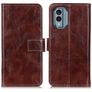 Mobigear Basic Housse Nokia X30 Etui Porte-Monnaie - Marron