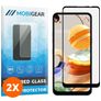 Mobigear Premium LG K61 Verre trempé Protection d'écran - Compatible Coque - Noir (Lot de 2)