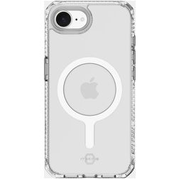 ITSKINS Level 2 HybridMagClear R Coque Transparente iPhone 16e MagSafe Coque arrière Rigide Anti-Chocs - Transparent