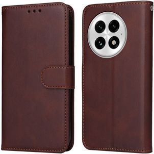 Mobigear Wallet Housse OnePlus 13 Etui Porte-Monnaie - Marron