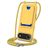 Mobigear Lanyard Card iPhone Air Coque avec cordon en Silicone et Porte-Cartes - Jaune