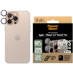 PanzerGlass Hoops iPhone 16 Pro Max Verre trempé Protection Objectif Caméra - Compatible Coque