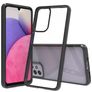 Mobigear Crystal Coque Samsung Galaxy A33 Coque arrière Rigide - Transparent / Noir